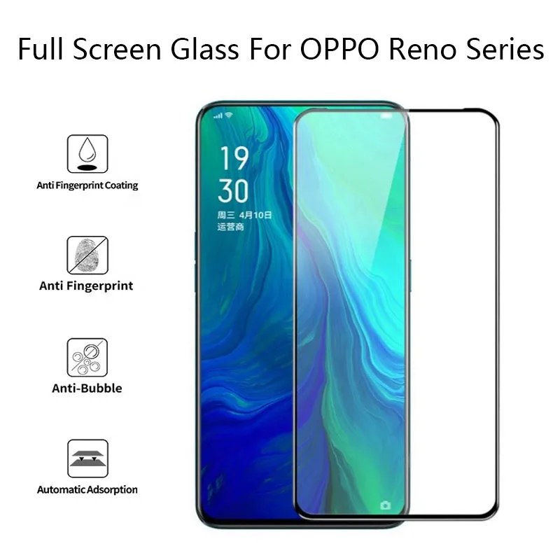 

2 шт., защитное закаленное стекло для OPPO Reno Ace 2 3 Z 2Z, полное покрытие, стекло для K1 K3 K5, пленка