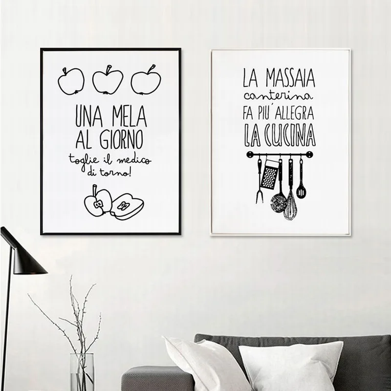 Северная Европа ресторанный плакат абстрактного искусства Настенная живопись