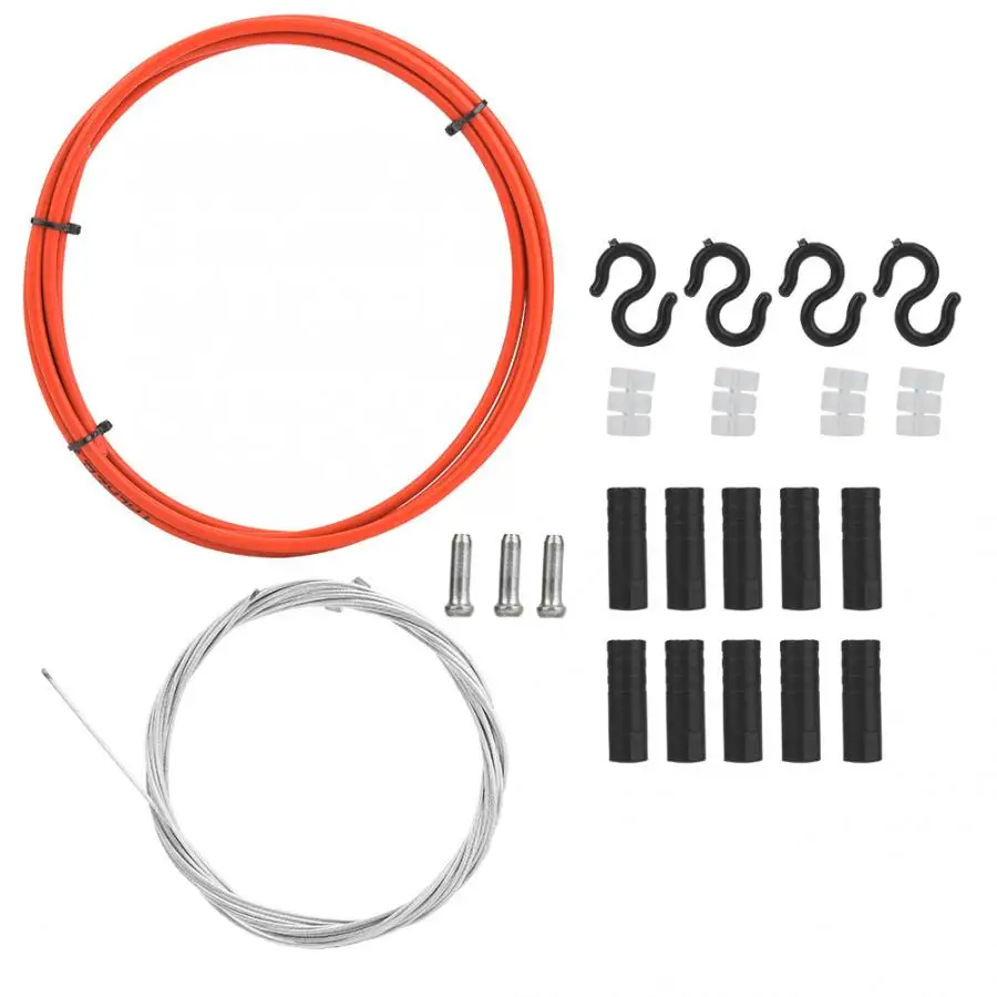 Shift Cables Прочный Велосипед тормозной кабель анти-старения велосипедной передачи кабели костюм открытый езда по горной дороге запасные части - Цвет: Shift Cables