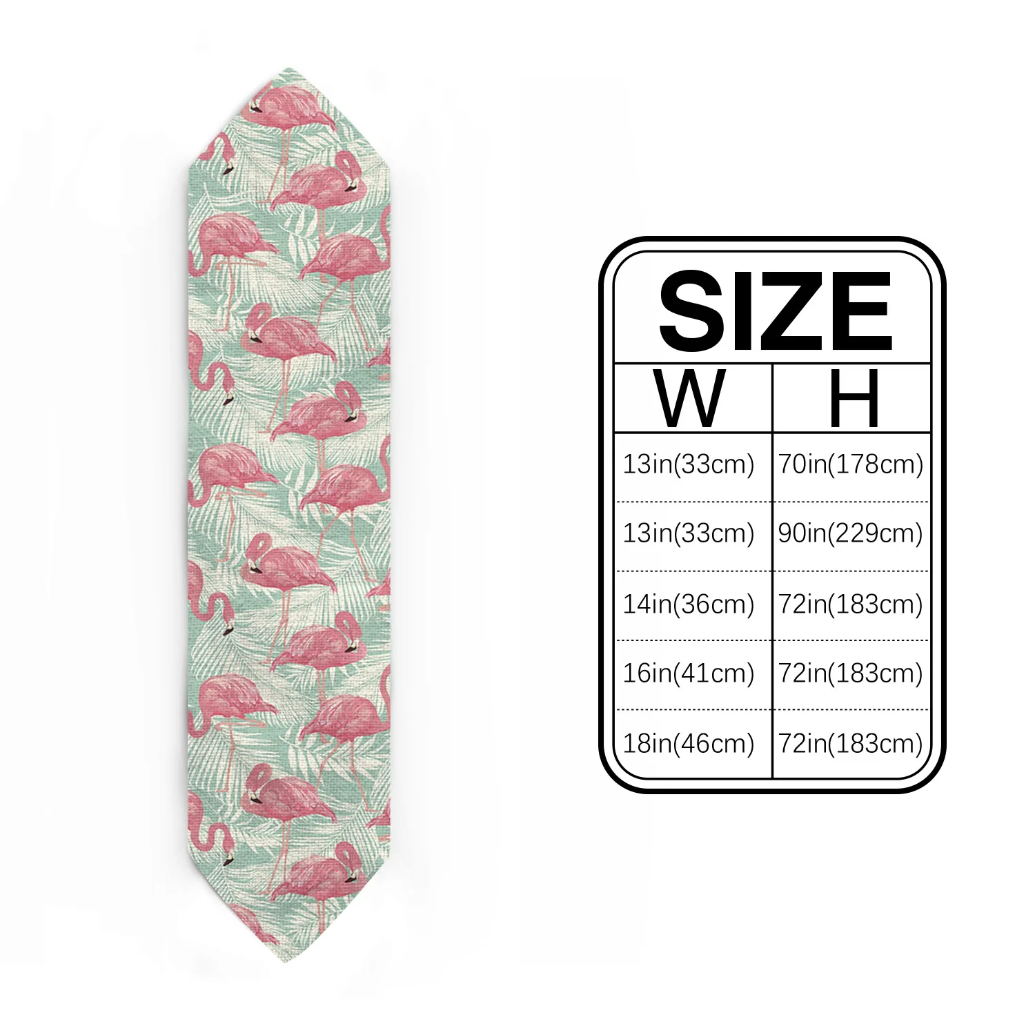 Фламинго тропические растения настольные бегуны домашний декор для семейного