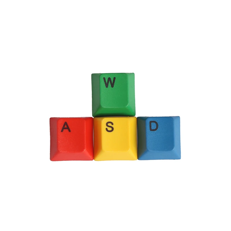 WASD направление колпачки клавиш краска-сублимация цвет добавка RGBY CMYK подходящий
