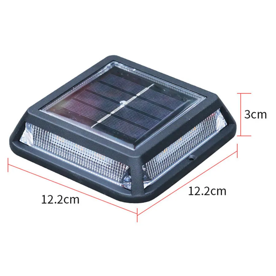 

Thrisdar 12LEDS Garden Solar Deck Light Courtyard Landscape Pathway Lawn Light Outdoor Waterproof Solar Step Stair Light