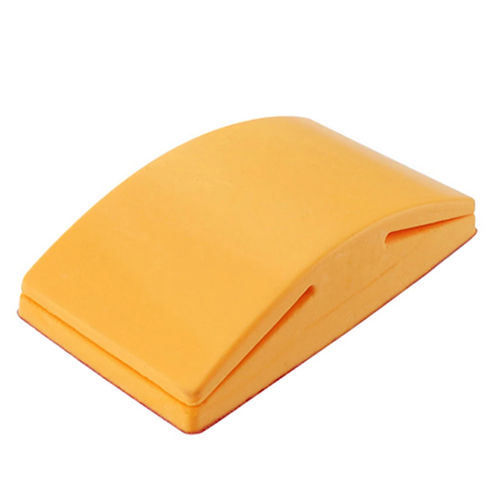 

Abrasive Rubber Sanding Block Hook And Loop Backing Tool Grinding Pad Sandpaper Holder Hand Flexible Accessories Polishing