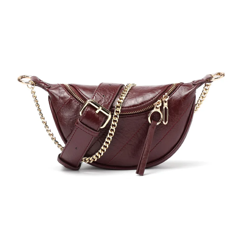 

Женская маленькая нагрудная сумка на цепочке через плечо, кошельки и сумочки для пельменей, клатч с маленьким дизайном, модная зеленая ручн...