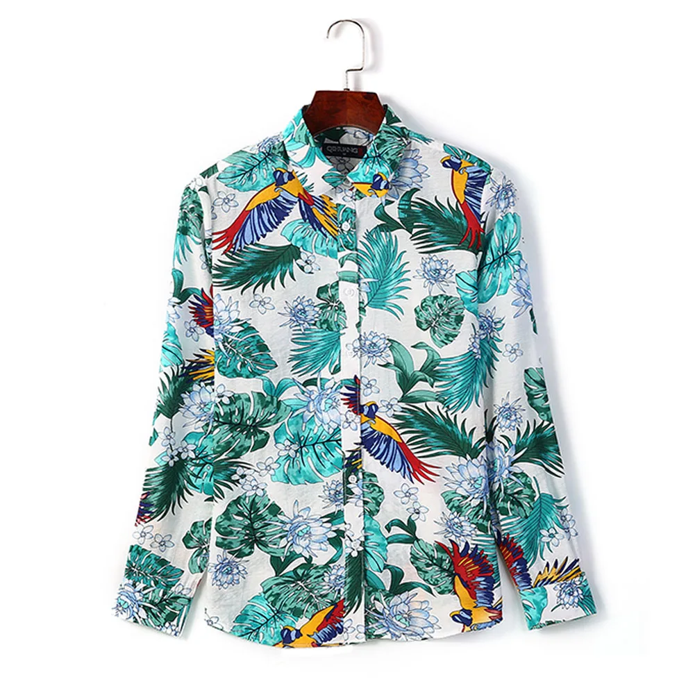 

Fashion Button Up Vintage Blouse Women Animal Print Lady Long Sleeves Turn-Down Collar Female Street Shirts Dropshipping 5XL