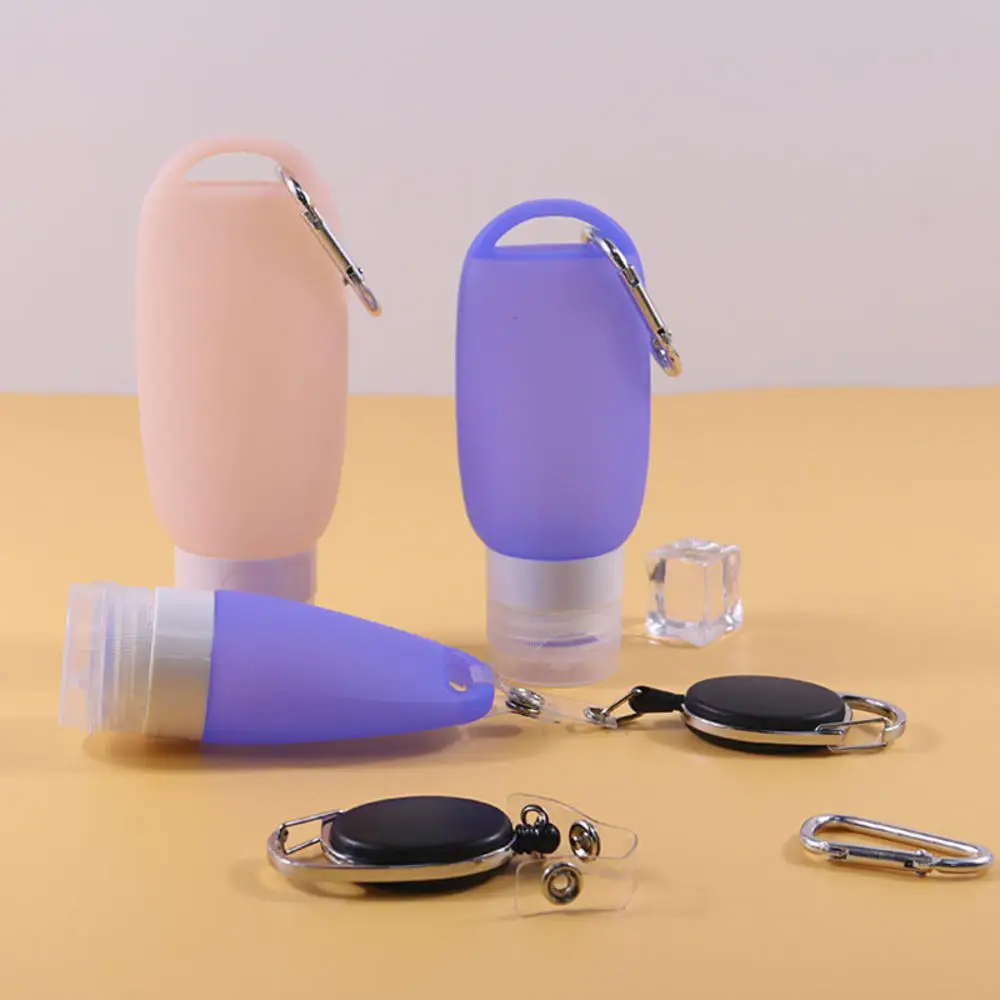 5 шт./лот 30 мл круглый силиконовый однотонный держатель для дезинфицирующего