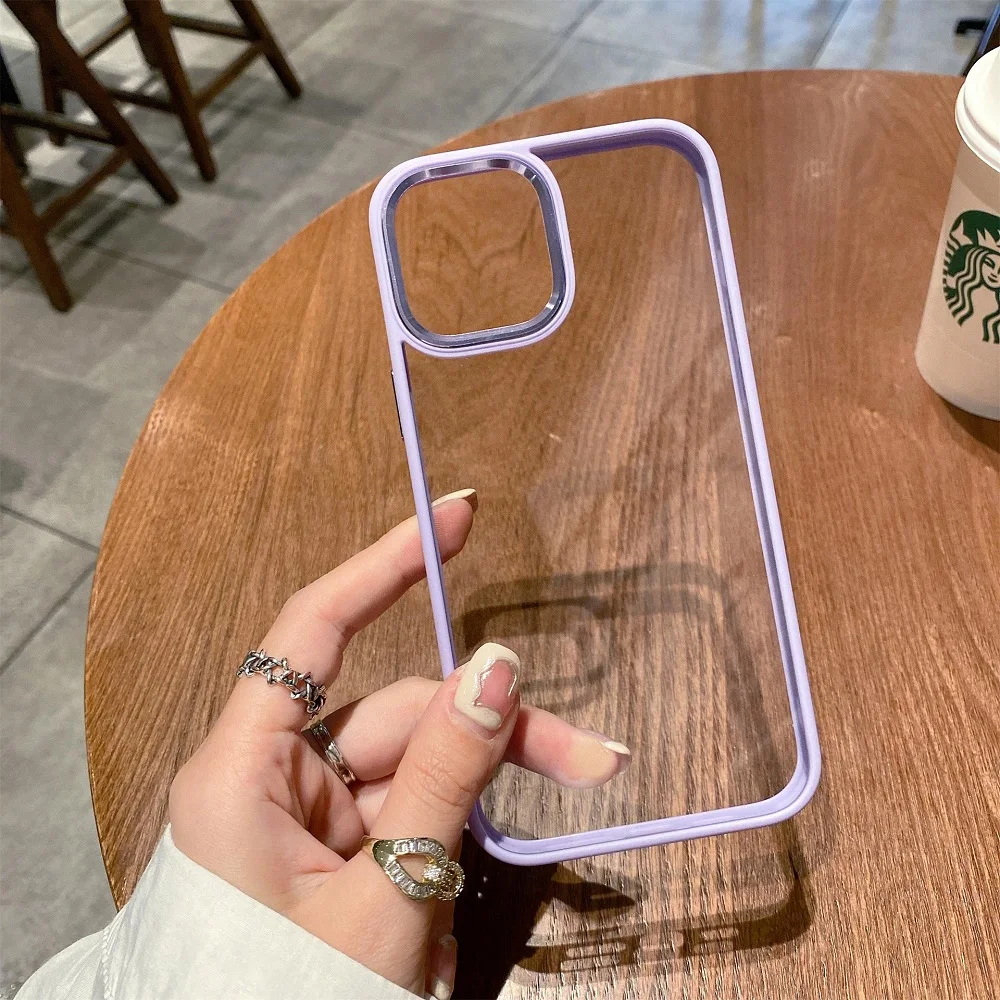 Новый роскошный экологически чистый прозрачный чехол для iPhone13 12 11 Pro Max