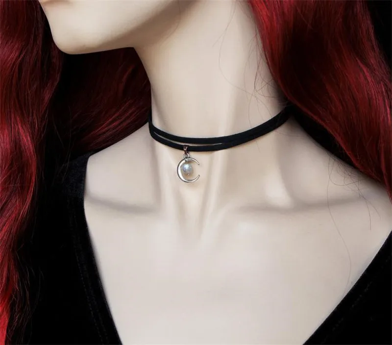 Подвеска в виде небесной Луны цепочка с кулоном из Лабрадорита ювелирные изделия