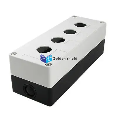 

BX4-22 White Black Plastic 4 Holes Push Button Switch Control Box
