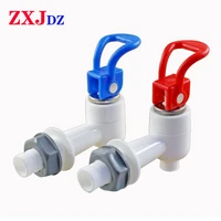 1 pair drinking fountain faucet water dispenser faucet water dispenser switch hot and cold water mouth piano key press type