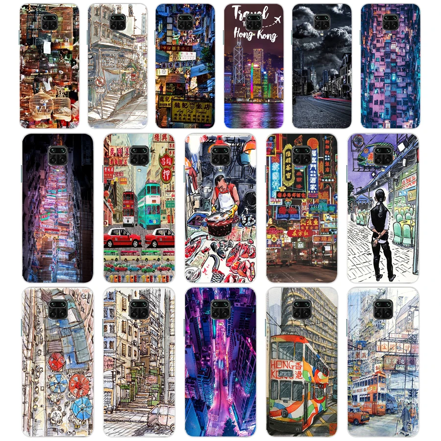 08 Гонконгский подарок мягкий силиконовый чехол из ТПУ для телефона Xiaomi Redmi 9 9A Note