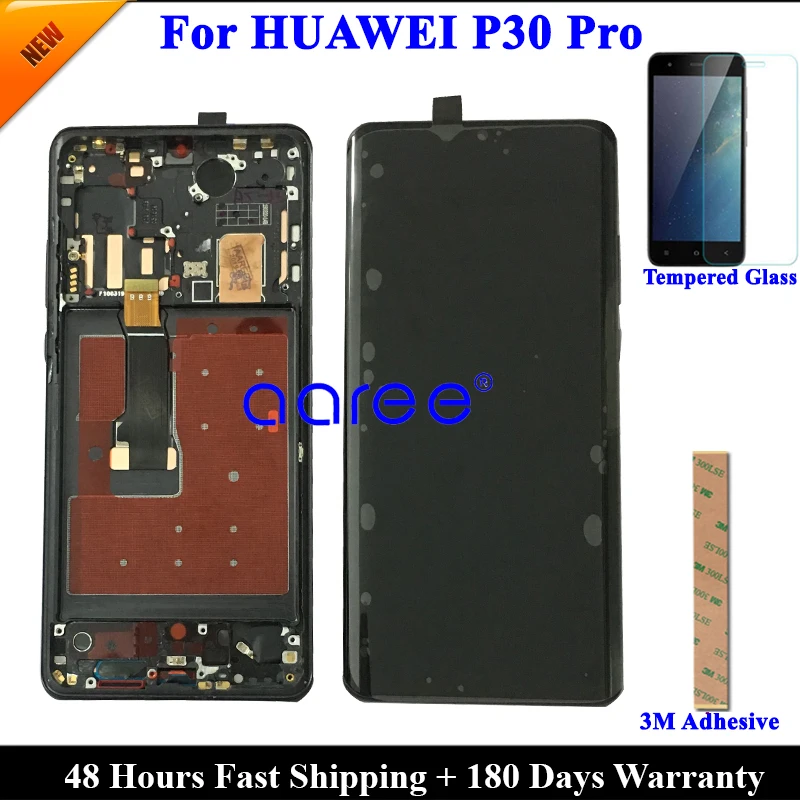 Супер AMOLED для huawei P30 PRO ЖК-дисплей для huawei P30 Pro ЖК-дисплей ЖК-экран сенсорный дигитайзер сборка VOG-L29