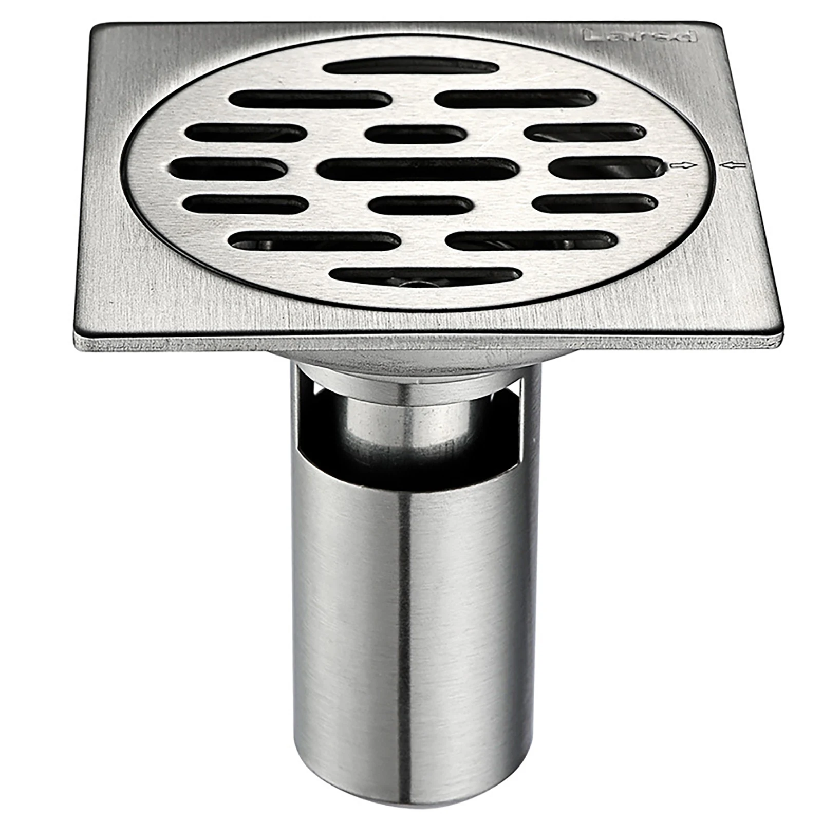 

Deep Water Sealed Thick Stainless Steel Floor Drain 10*15cm Self-Sealing Washing Machine Dual-Use Deodorant Anti-Clogging