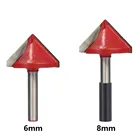 Фреза v-образная по дереву, 32 мм, 90 градусов, 1 шт.