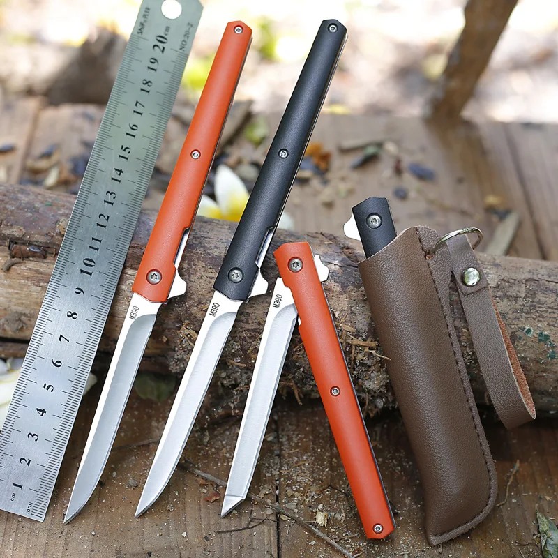 

9.0'' Damascus Wood Handle + M390 Steel Knives Pocket Folding Knife Weapons Survival Tool Hunting EDC For Man Women Self Defense