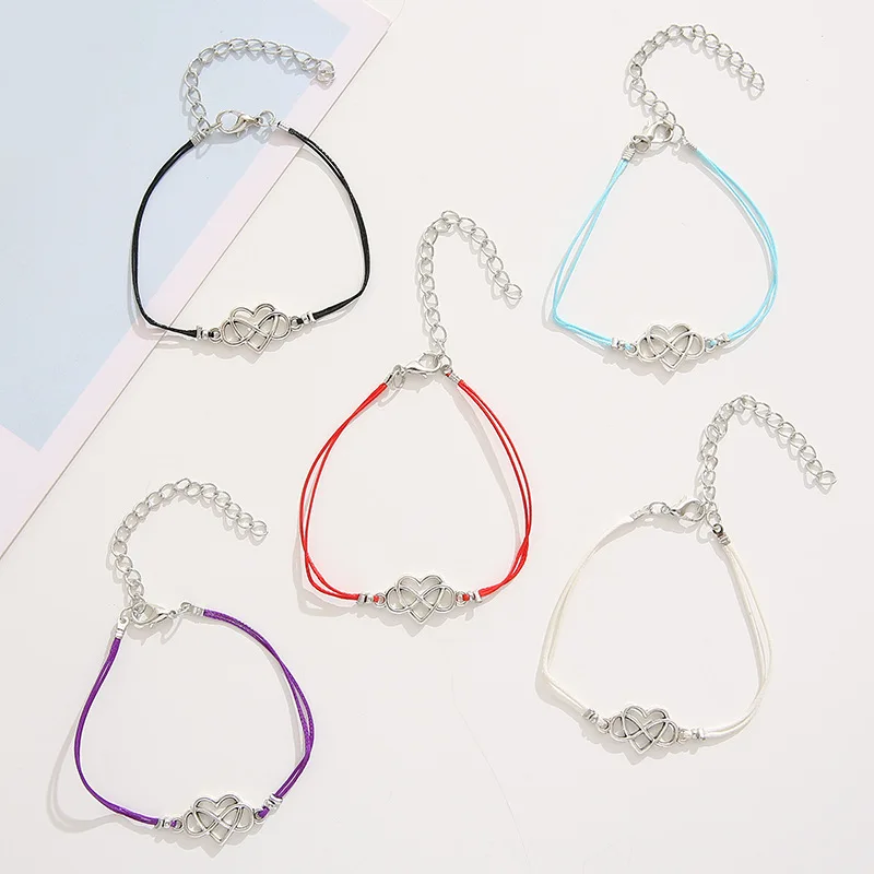 Hot Selling Best Friends Friendship Card Chain Simple Personality Love 8 Character Lovers Designer Chrams Bracelets | Украшения и