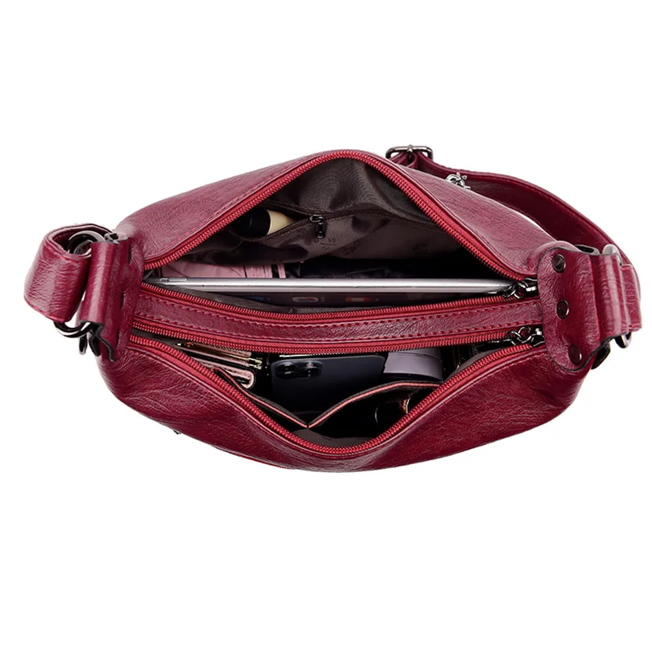 

Crossbody Bags for Women Messenger Bag Designer Leather Handbags Sac A Main Vintage Ladies Shoulder Bag Hand Bags Bolsa Feminina