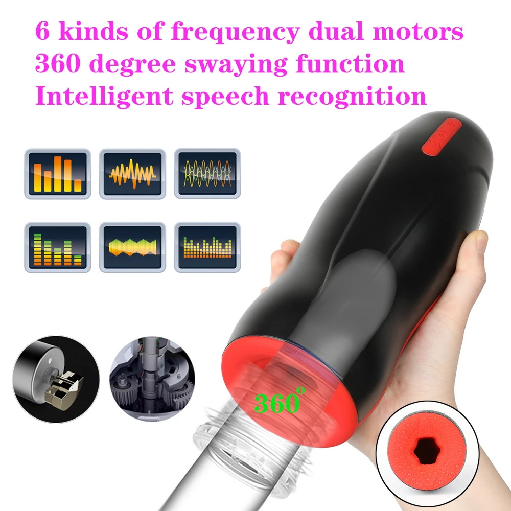 Мужской автоматический мастурбатор 6-частотный вибратор для мужчин Реалистичная