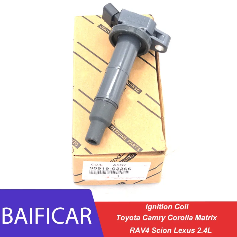 Baificar Фирменная Новинка настоящая катушка зажигания 90919-02266 для Toyota Camry Corolla Matrix RAV4