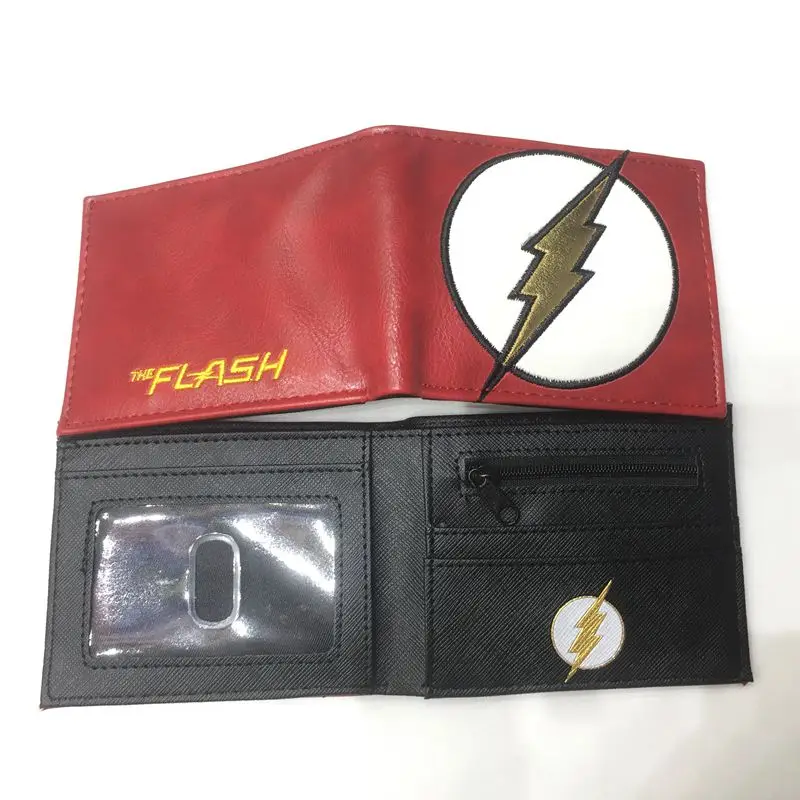 the flash Новинка, кошелек с изображением Джокера хаха, цветной принт, для детей, для подростков, с рисунком, пенал, подарочная карта - Цвет: the flash