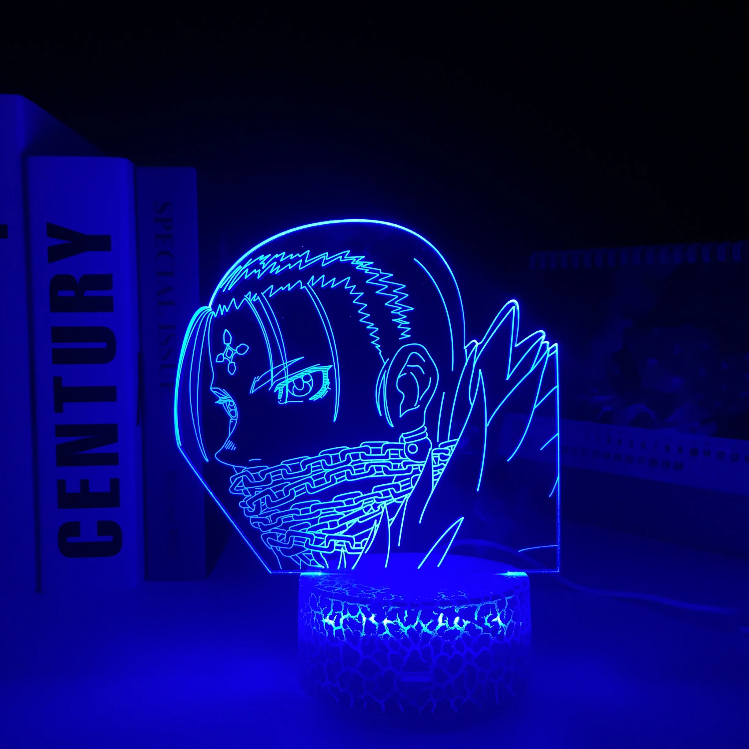 

Kulolo Hunter X Hunter Anime Figure Acrylic Crake 3D White Base Lamp for Bedroom Decor Nightlight Birthday Gift LED Night Light