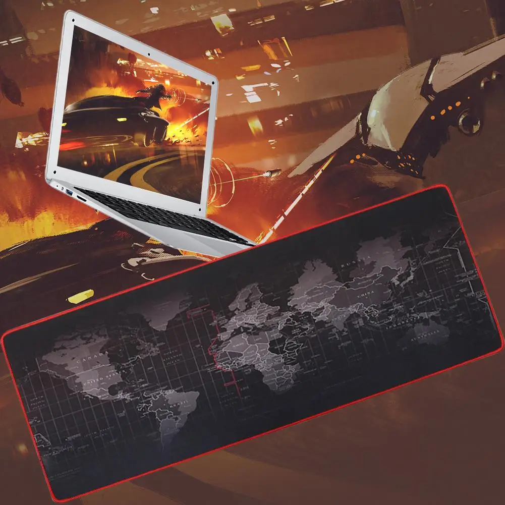 Большой игровой коврик для мыши экологически чистый резиновый большой