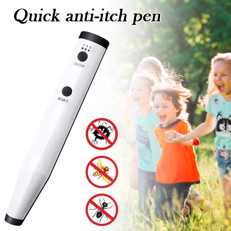 Neutral Electronic Anti-itch Pen Stitch Healer Against Mosquito Bites Insect Bites Anti-itch Stick For Camping Travel Outdoor