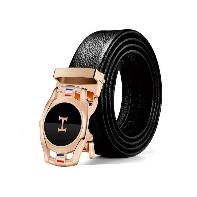 Мужские деловые удлиненные ремни модный мужской повседневный минималистичный