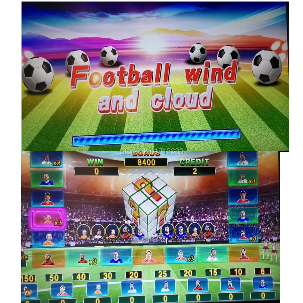 Игровая доска для игры в футбол ветер и облако VGA к ЖК-слоту игровая настольная