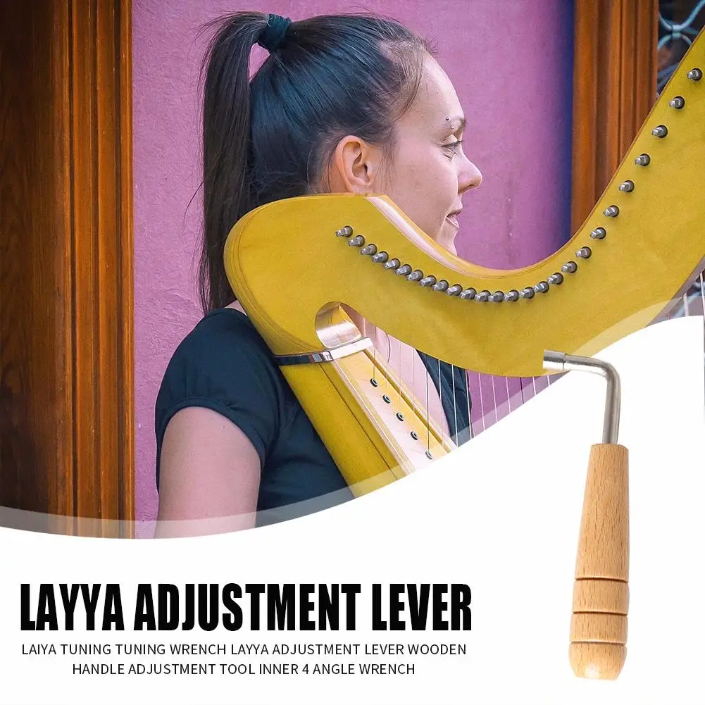 

Прочный ключ для настройки Lyre Harp, многофункциональный молоток для настройки Lyre Harp, L-образный квадратный гаечный ключ тюнер гаечного ключа, ...