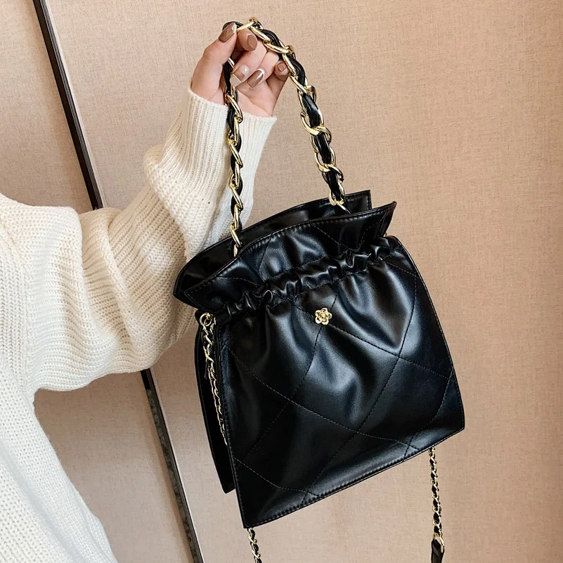 Новейшие стильные сумочки в стиле ретро Женская осенне зимняя сумка через плечо