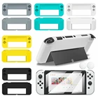 Чехол для Nintendo Switch Oled 7 дюймов, нескользящий Силиконовый чехол, мягкий резиновый защитный чехол + Защитное стекло для экрана + колпачки Joycon