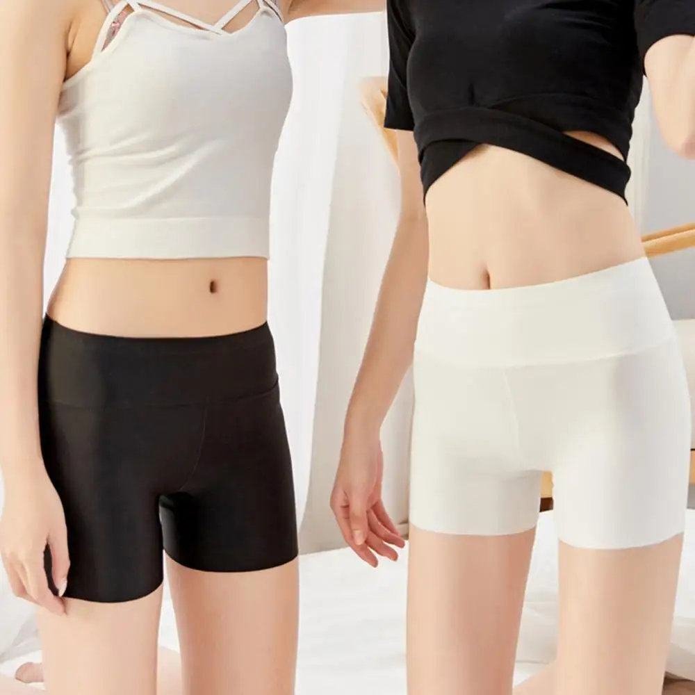 Женские мягкие хлопковые Бесшовные Короткие брюки с высокой талией летние