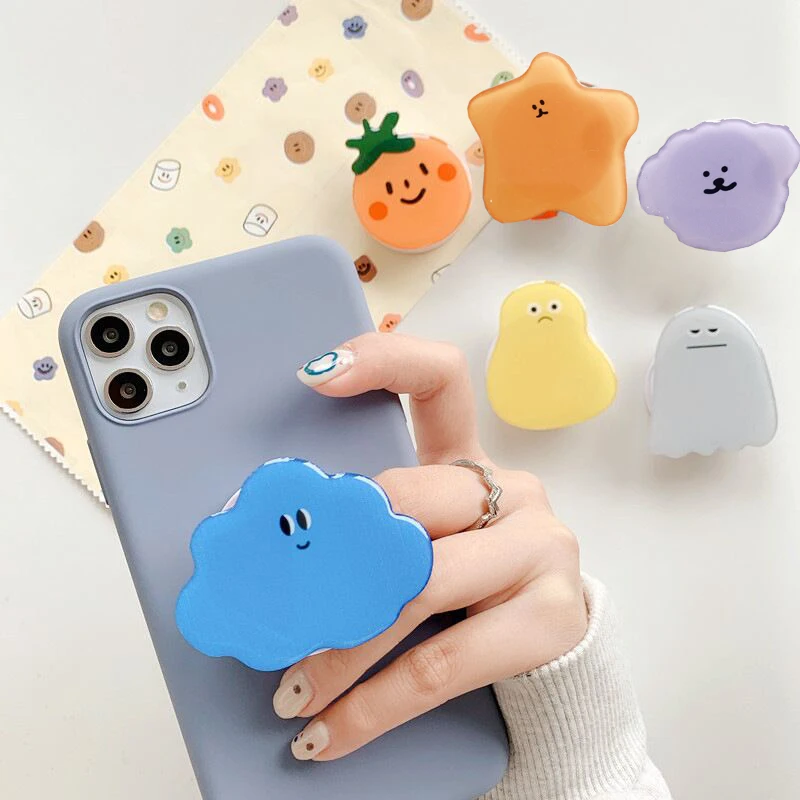 3D мультфильм складной палец ручка кольцо мобильный телефон держатель для iphone