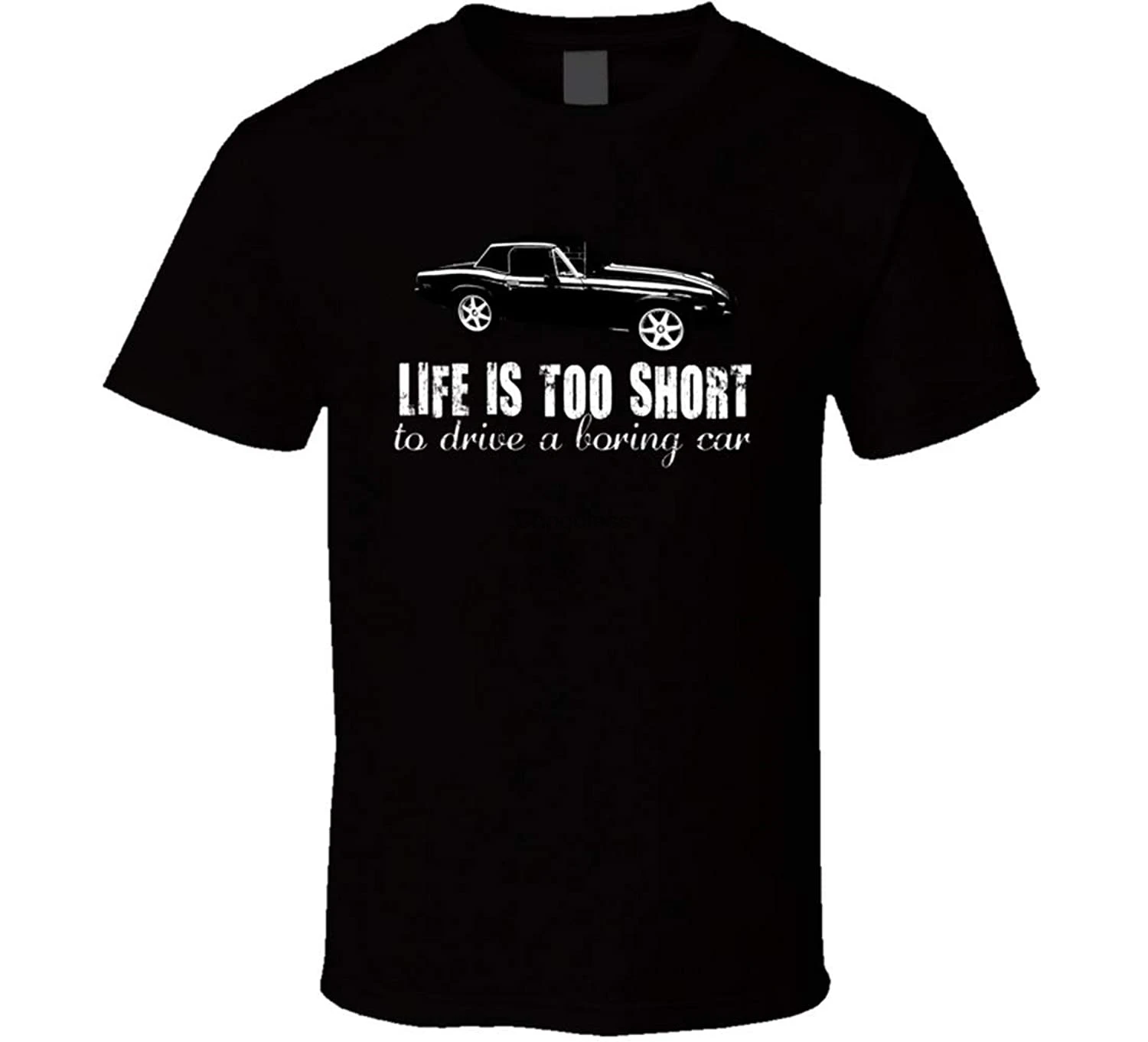 1972 Jensen Healey 2 B и W Life is Too Short Retro Vintage Car Fan футболка|Мужские футболки| |