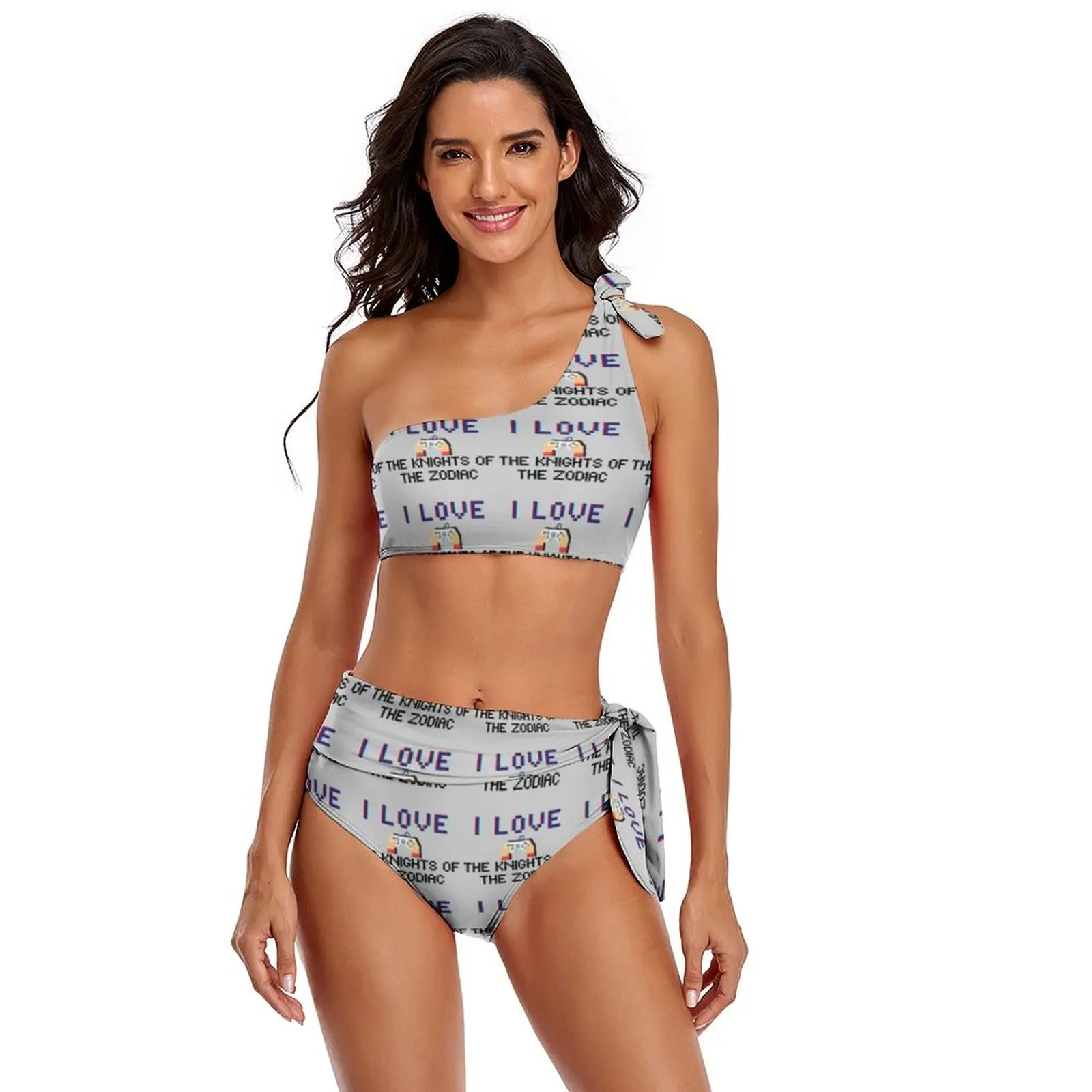 

Knights Of The Zodiac Bikini Swimsuit High Cut Skimpy Sport Swimwear Teen Wholesale 2 Piece Bathing Suit