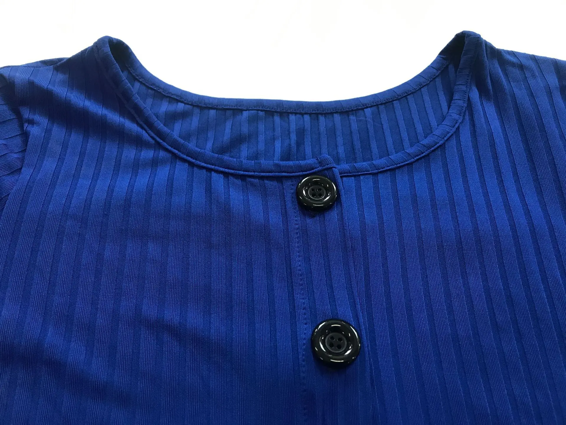 

Sexy Buttons Bodycon Dresses Women Round Neck Solid Causal Long Sleeve Dress 2019 Autumn Winter Skinny Maxi Long Cotton Dress