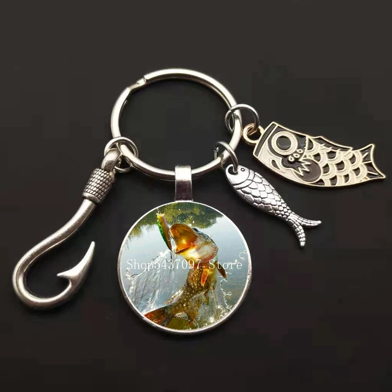 Модный брелок для рыбалки с крючком я люблю рыбу подвеской | Украшения и