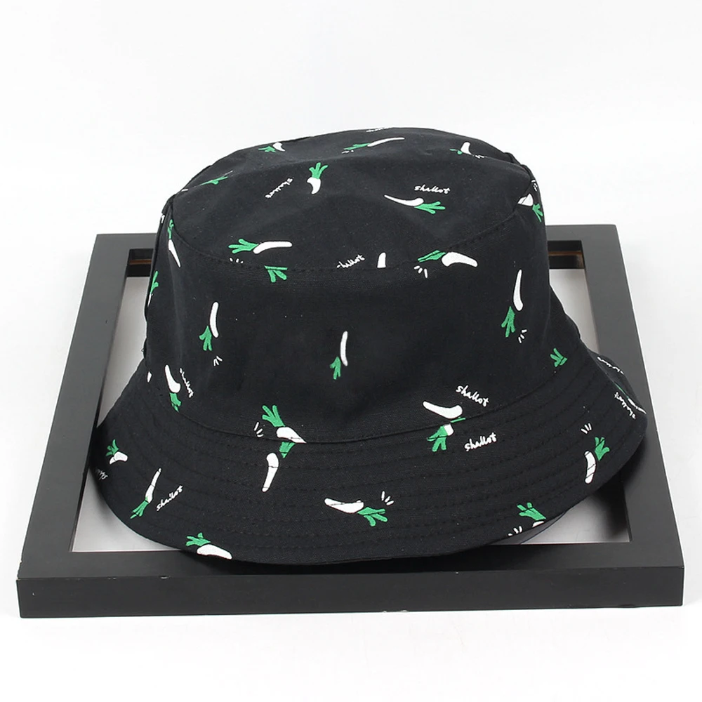 Панама мужская шляпа-Панама женская летняя с мультяшным принтом Рыбацкая шляпа