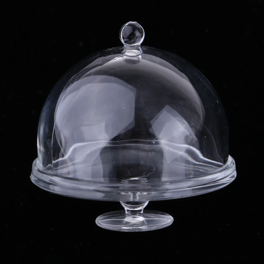 

1/12 Cake Plate Storage Tray with Lid Dessert Fruit Tray Kitchen Decor #2