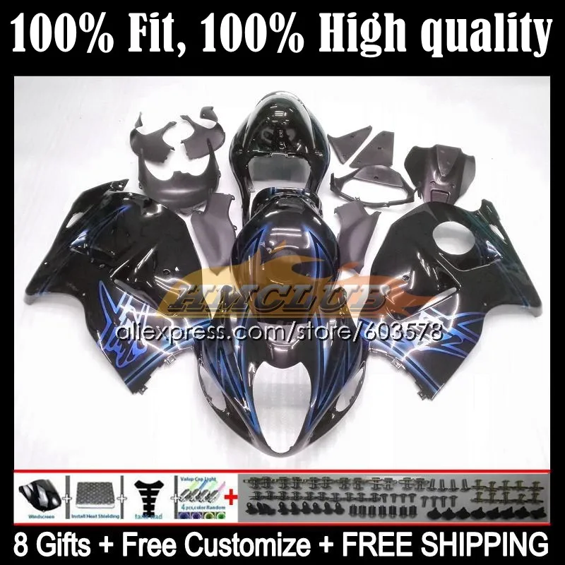 

Injection For SUZUKI GSXR1300 Hayabusa 2008 2009 2010 2011 2012 2013 21CL.118 GSXR 1300 CC 14 15 16 17 18 19 Fairing black blue