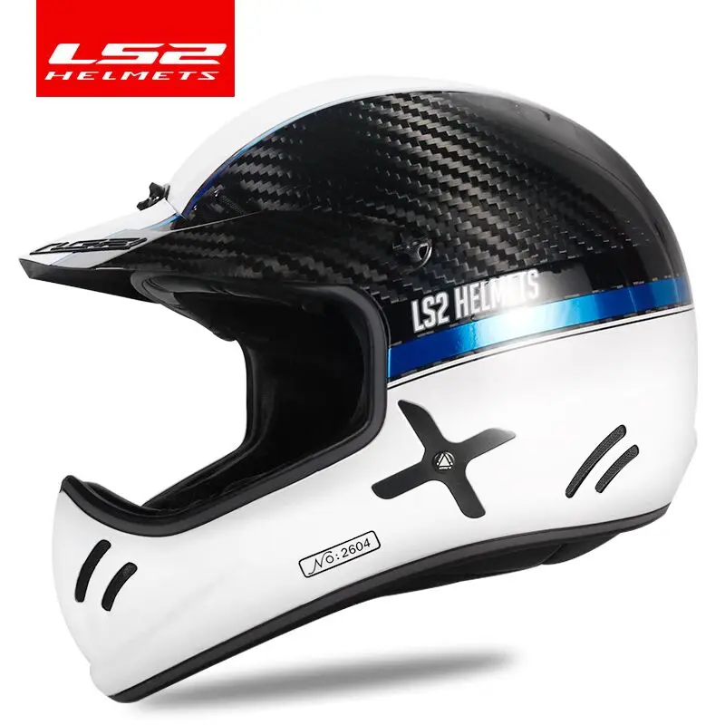 LS2 XTRA мотоциклетный шлем MX471 из углеродного волокна для внедорожников|Шлемы| |