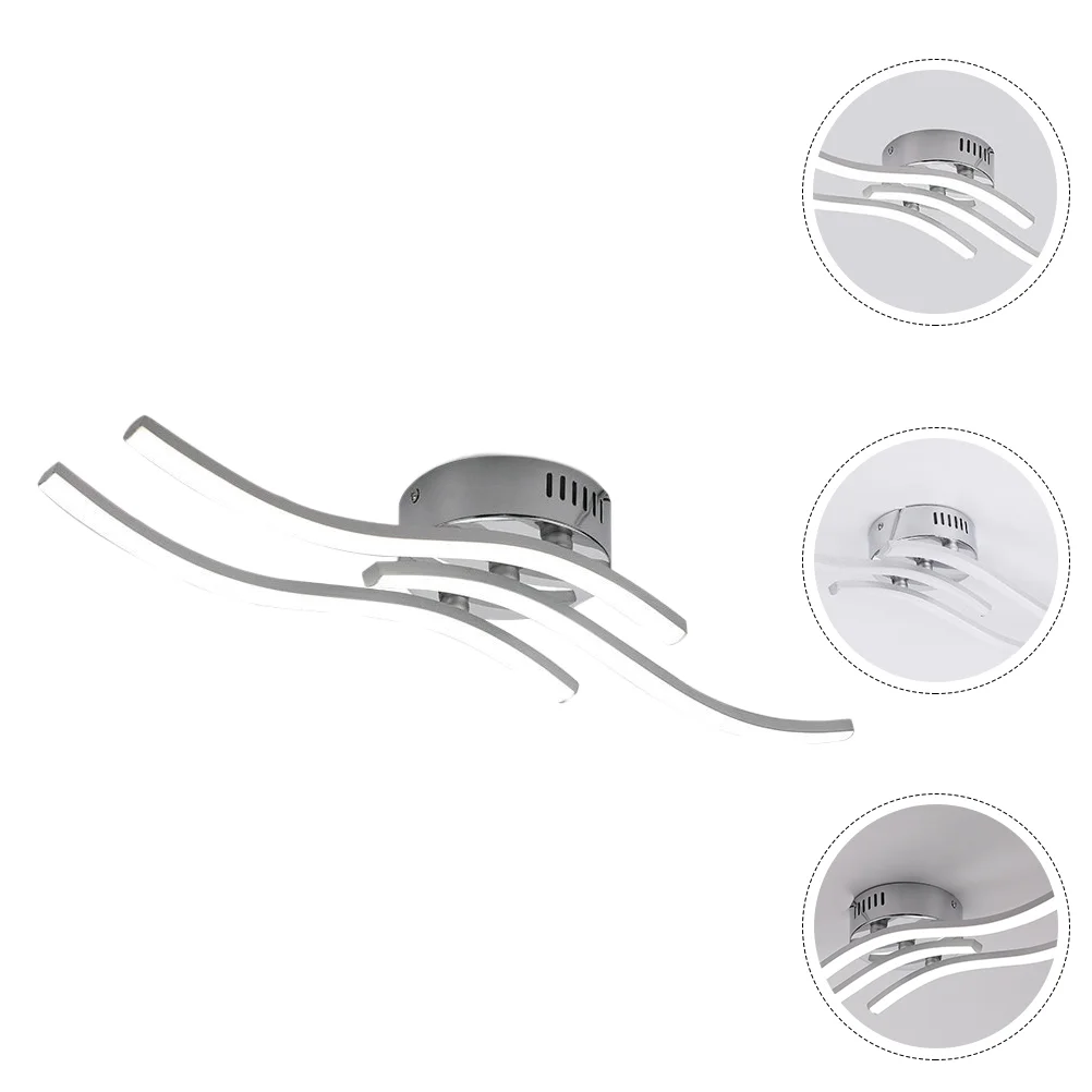 

Ceiling Lamp Triple Line Wave Shape Flashing Decoration Light