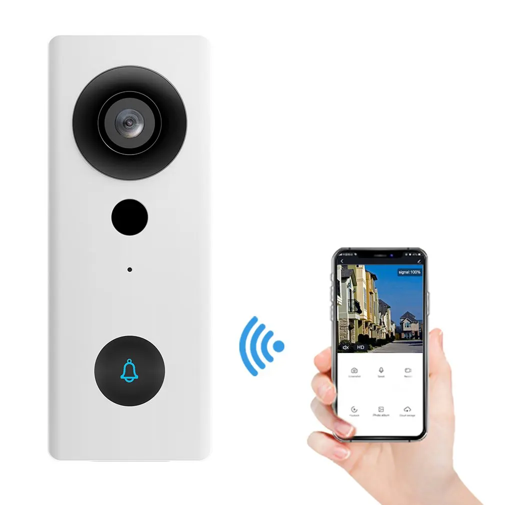 

Wireless Video Doorbell High Definition Ring Video Doorbell Motion Detection Easy Installation Doorbell