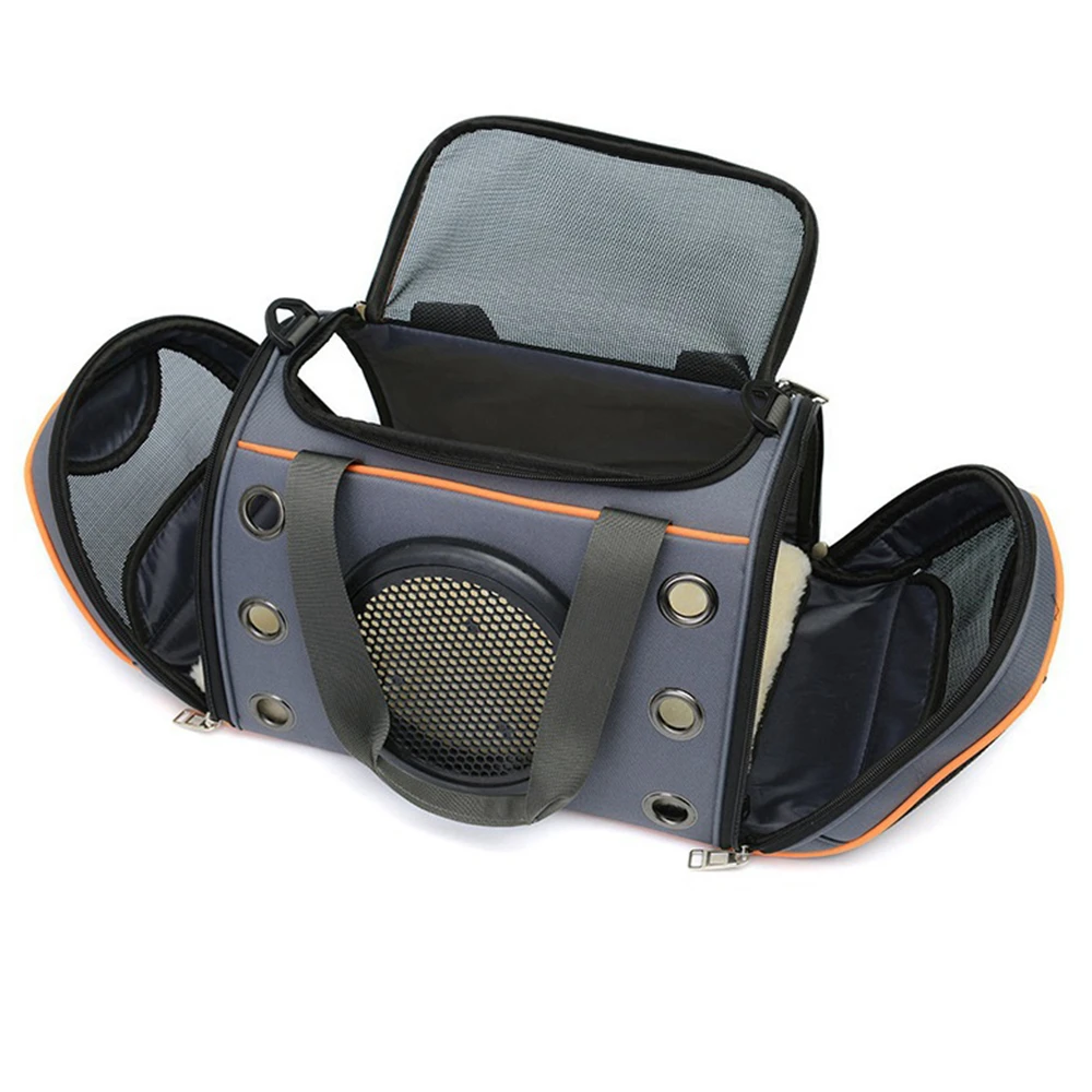 Переноска для домашних животных на молнии прозрачная Дорожная сумка ремне с
