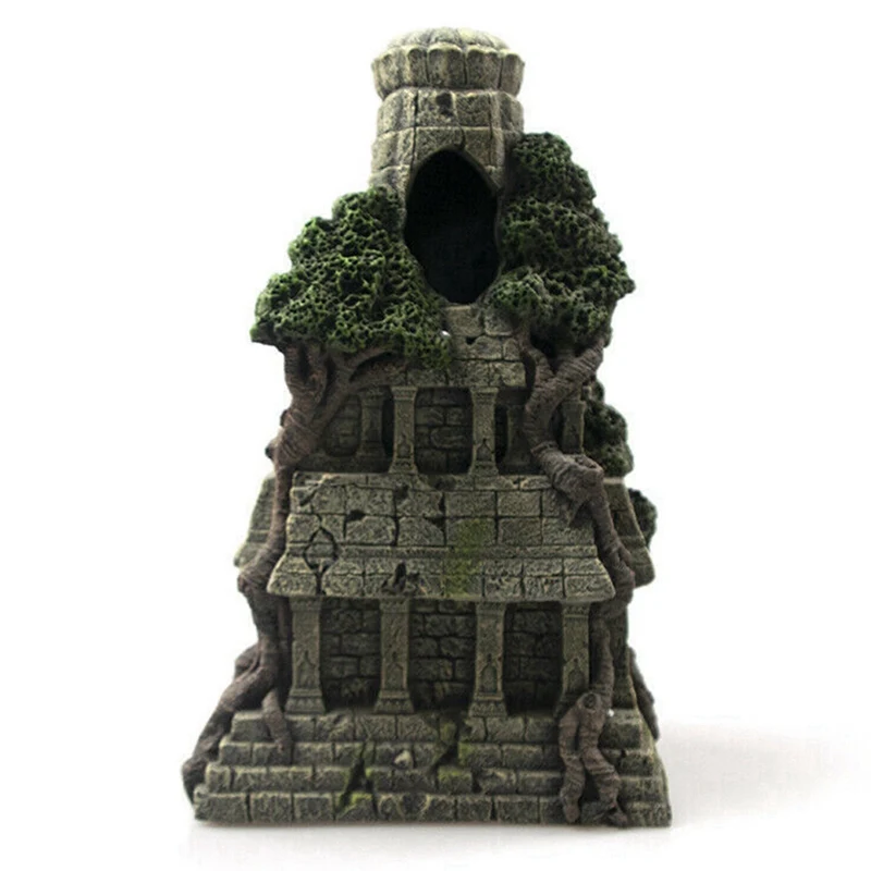 

Artificial World of Stone-island Resin Aquarium Landscape Ornament Aquarium Decorations For The Fish Tank Statue