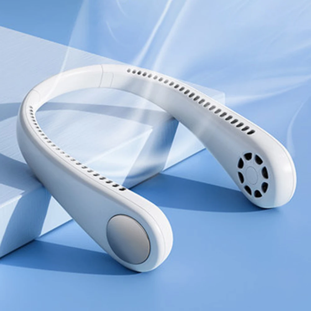 Бесщеточный подвесной шейный маленький вентилятор перезаряжаемый ультратихий