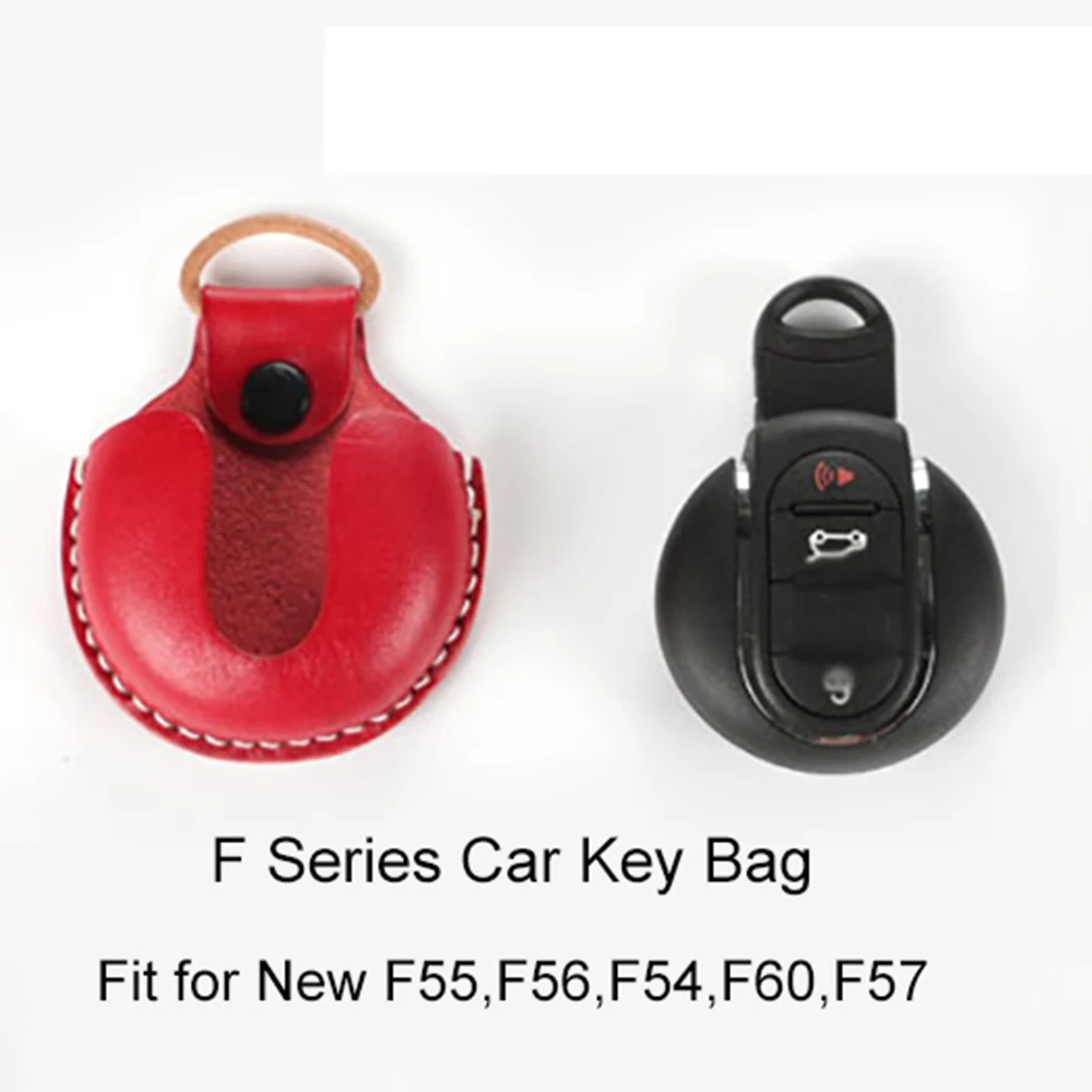 Чехол из натуральной кожи для ключей от автомобиля защитный чехол BMW Mini Cooper JCW One S