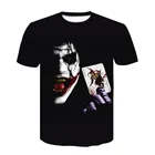 Новинка 2020, мужская и женская футболка с 3D принтом клоуна, Джокер, Повседневная футболка с коротким рукавом, шутка, топы, крутые футболки