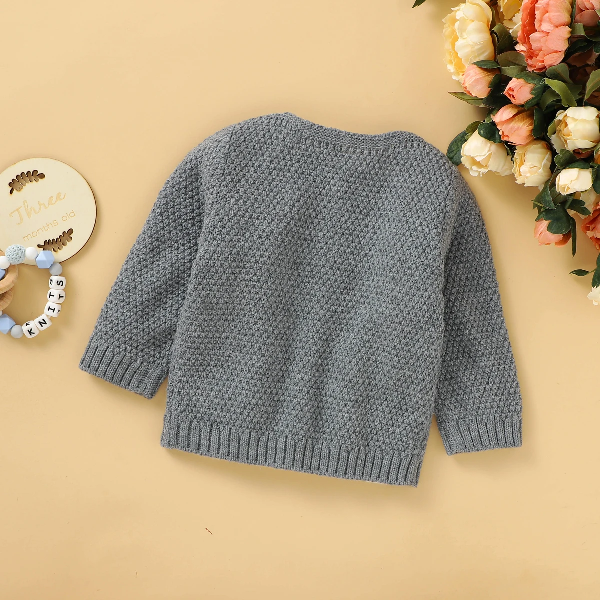 Детский свитер ручной работы вязаный кардиган куртка пальто для девочек зимние